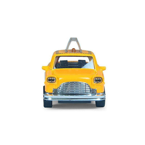 Simulaatio Keltainen Taksi Auto Ajoneuvo Metalliseos Leluauto