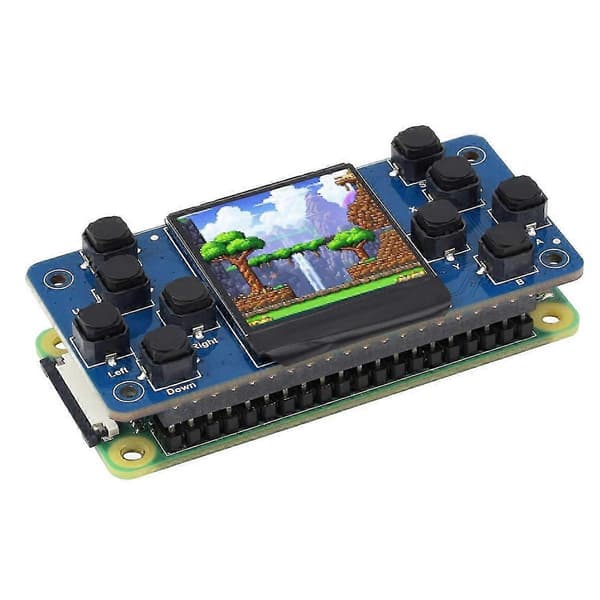 GamePi13 3D Acce 1.3 tommer LCD-spillekonsol til Raspberry Pi, 240x240 opløsning, integreret ST7789 driverchip, SPI