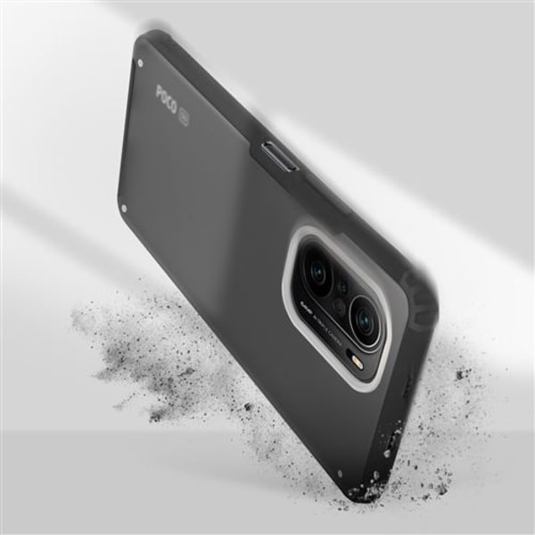 Kotelo, yhteensopiva Xiaomi Poco F3:n ja Xiaomi Mi 11i:n kanssa, iskunkestävä ja vahvistettu