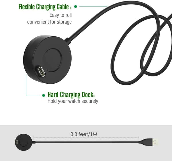[LCS]Oplader til Garmin Fenix 6/6 Pro/ 6S/6S Pro/6X/6X USB-opladningsdatakabel