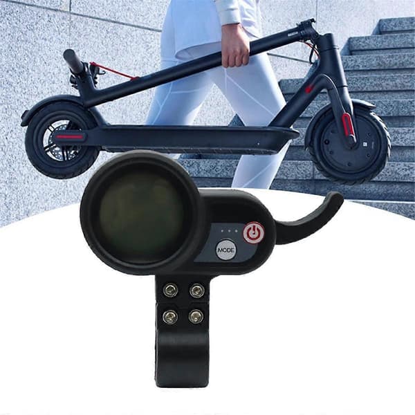 [LCS]36V-60V LCD Display Dashboard 6PIN E Scooter E Bike Meter Elektrisk Scooter Tilbehør til JP Black