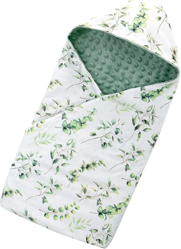 Babyteppe bilstol sovepose 90x90 cm mykt teppe