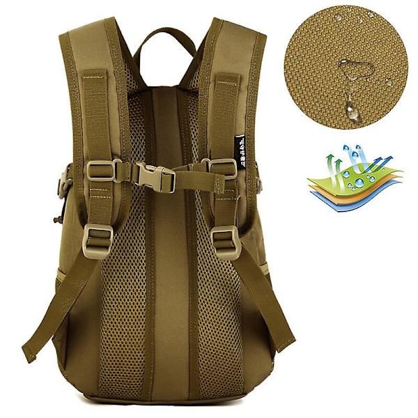 12l taktinen Molle-reppu, vedenpitävä lasten mini sotilasreppu, retkeilyyn, telttailuun, urheiluun ja matkustamiseen Desert