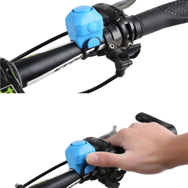 Elektrisk Cykelhorn Högt 130 Db Varningssignal Säkerhet Black