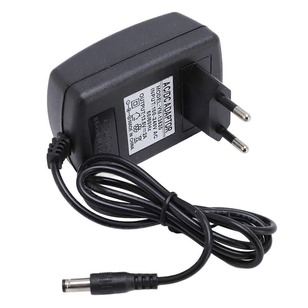 [LCS]13.5V 2A strømforsyningsadapter med 5.5x2.5mm DC-port opladerkabel til LED-lys, skærm, højttaler, switcher EU Plug