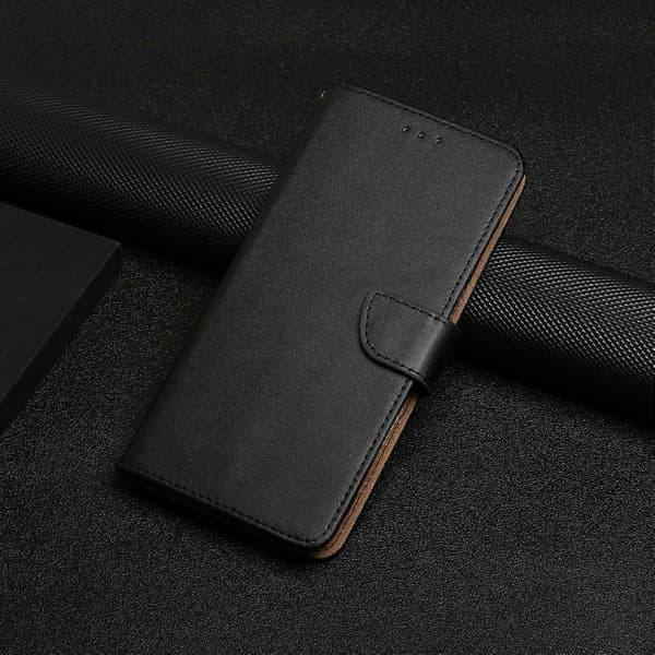 [LCS] Äkta läderfodral för TCL 505 Black