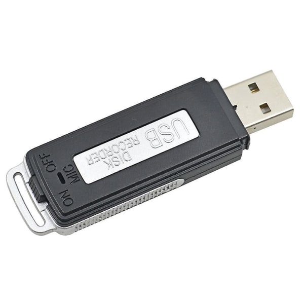8GB metall digital röstinspelare Röstaktiverad USB Pen Drive Röstinspelning med två fack