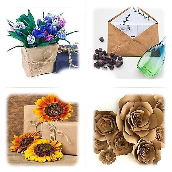 [LCS]Brun Kraftpappersrulle 12\" X 100 Fot För Förpackning Present Post