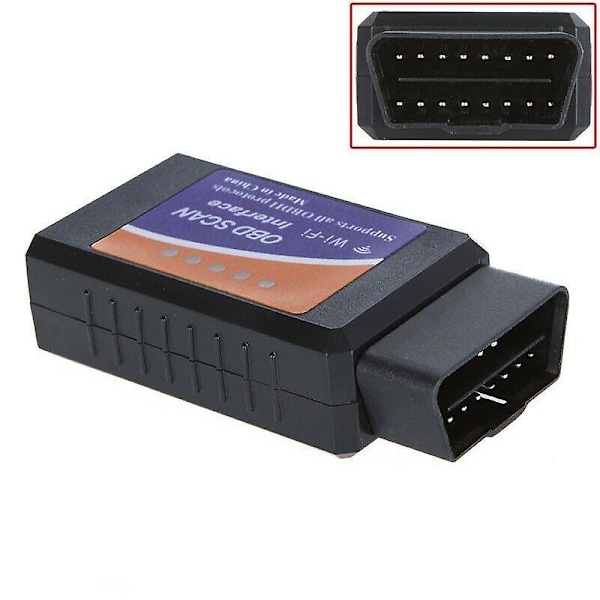 Obd2 Ii Bil Diagnostik Scanner Verktyg För Android / Ios Elm327 V1.5 Wifi Gränssnitt