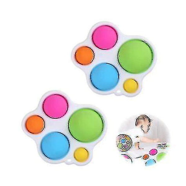 Simple Dimple Fidget -lelu, avaimenperä Fidget -lelu lapsille (1 kpl)