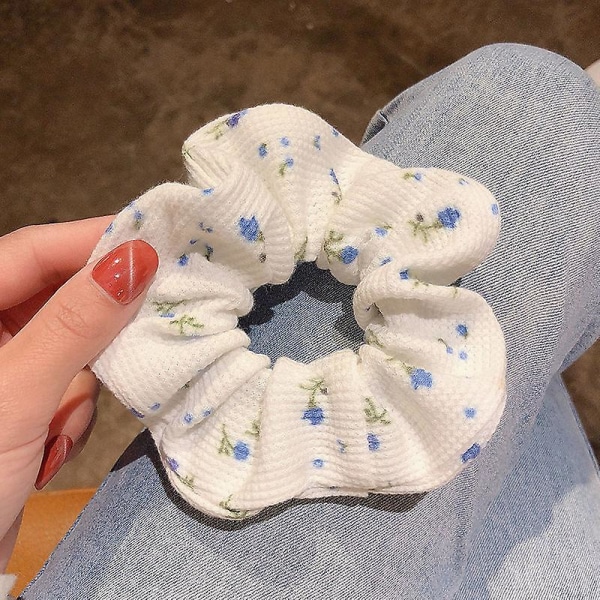 Scrunchies Hårresår Hårband Hårband Tillbehör rep