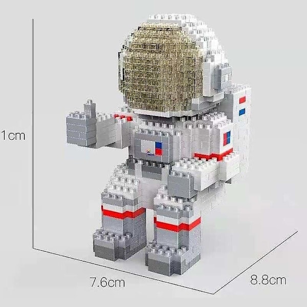 Rymdstation saturnus v raket byggstenar stad skyttel satellit astronaut figur man tegel set barn leksaker gåva 9077 no box