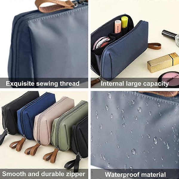 Nylon Sminkepung Veske Organizer Reise Kosmetikk Organizer for Kvinner Jenter