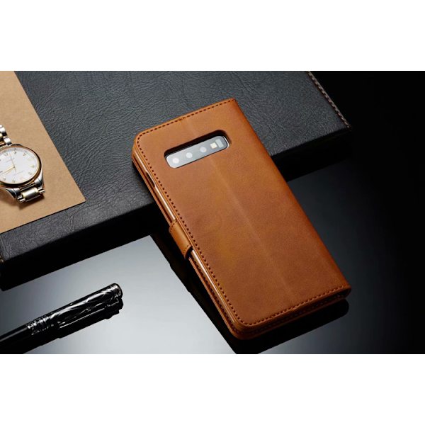 Galaxy A8 2018 Fodral SM-A530F, Läder Flip Plånboksfodral med 3