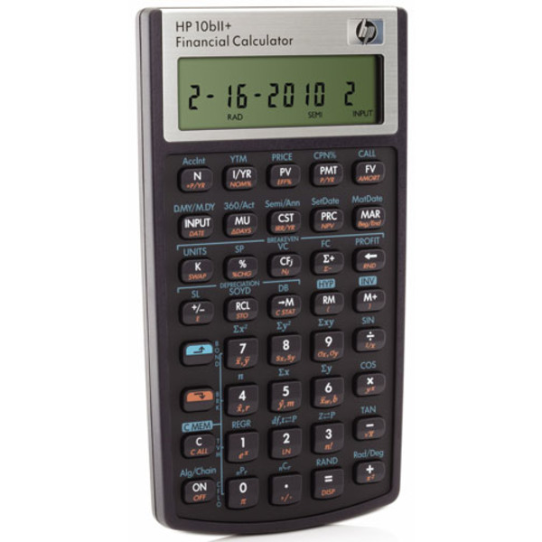 HP 10bII Lommeregner