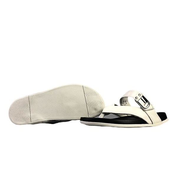 Casual flip flops för män Halkfria sandaler med dubbla användningsområden 46