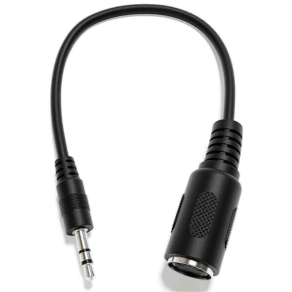 [LCS]2 kpl Type-A MIDI - 3,5 mm sovitin 14 tuuman MIDI-naaras - TRS 3,5 mm uros Breakout-kaapeli äänimuunnin