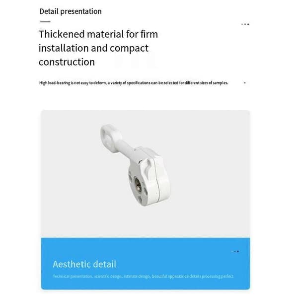 Infällbar markis manuell växelmekanism infällbar markis handvev växelmontering bärbar aluminiumlegering Apare A White