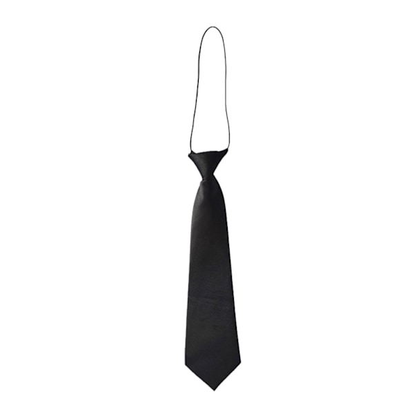 Pieni solmio, lyhyt, lapset, söpö koriste, rento, yhtenäinen, asusteet black One-size