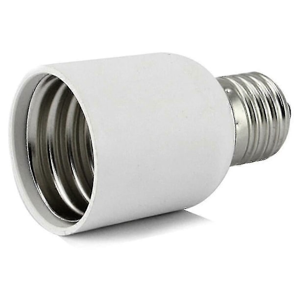 [LCS]E27 til E40 Adapter Hvit Lampeholder Omformer Hjem Medium Lyspære
