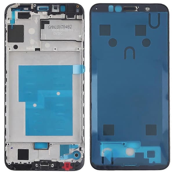 Frontdeksel LCD-ramme for Huawei Y6 Black
