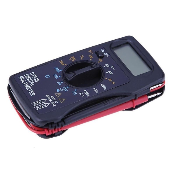 DT83B Lomme Digitalt Multimeter Amperemeter Voltmeter DC/AC Resistor Ohm Spennings Multi Meter Tester Elektriske Instrumenter