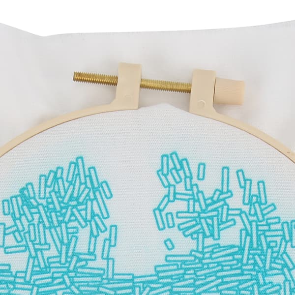 [LCS] Tryckt broderi Enkel 3-dimensionell Klassisk Vacker Broderisats för Heminredningspresent Monet Näckrosor