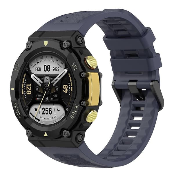 [LCS] Til Huami Amazfit T-Rex 2 Erstatningsurrem Urrem Universal 22mm Silikone Urrem Multicolor Style G