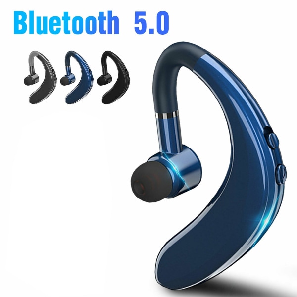 Bluetooth -headset, trådlös Bluetooth -hörlur Black