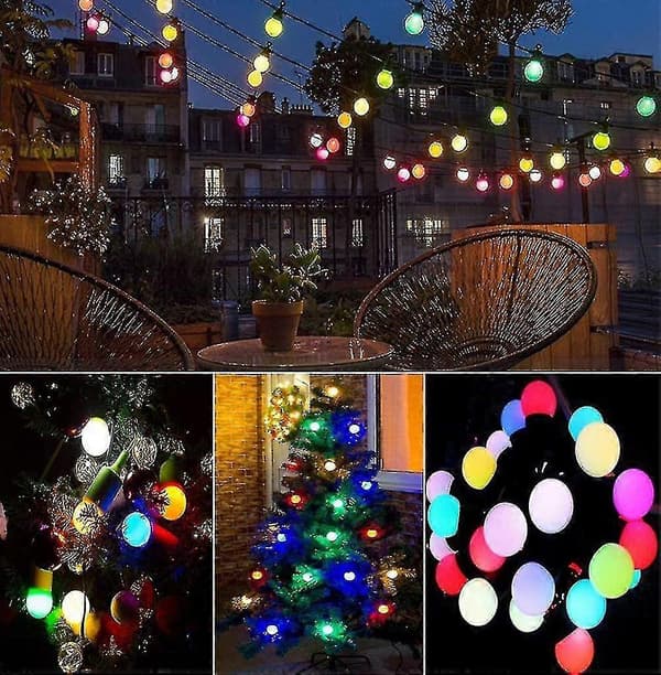 40X Farveskiftende E27 LED-pærer til boligindretning