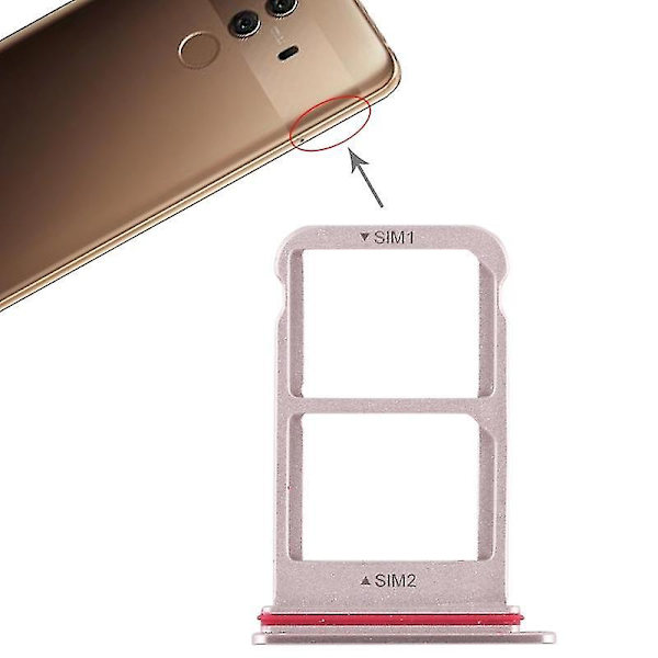 SIM-kortbrett + SIM-kortbrett for Huawei Mate 10 Pro (Gull)