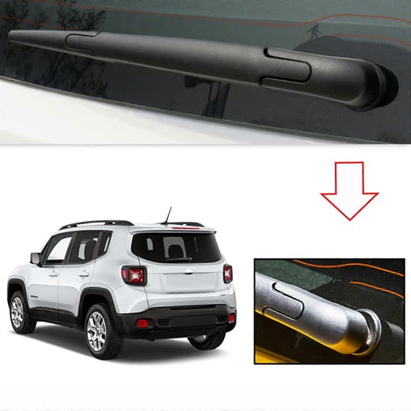 Bakre vindusviskerarmdeksel monteringsmutterhette for Jeep Renegade 2015 2016 2017 2018 2019 2020 2021 2022