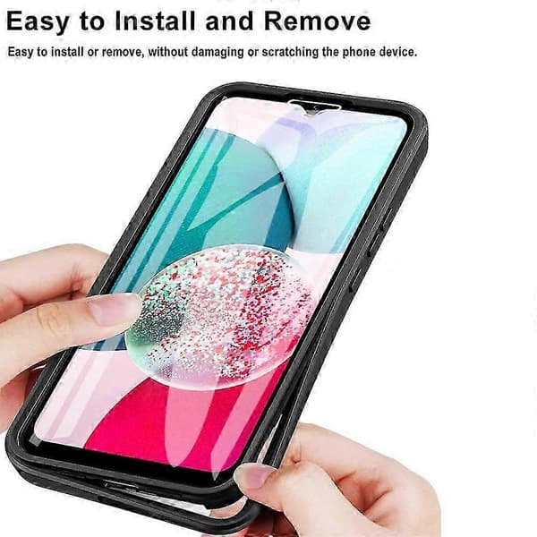 [LCS] För Galaxy A34 5G Akryl + TPU 360° Heltäckande Skyddsfodral Blue