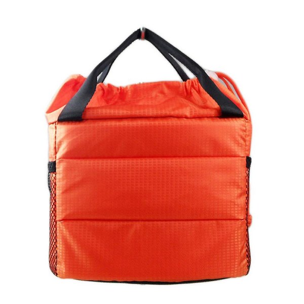 Vandtæt Dslr Partition Polstret Kamerataske Indsats Etui Divider Indbygget Liner Slr Kameratasker Orange