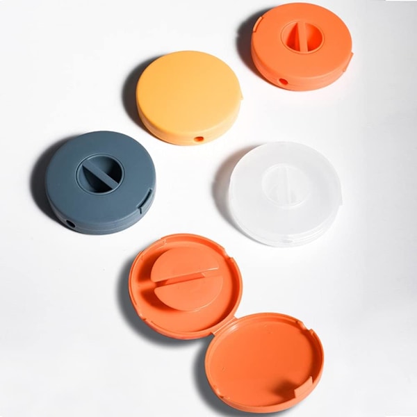 4 kaapelijärjestäjän setti, tyhjä, laajennettava, kompakti ja monipuolinen, USB-kaapeleille, latauskaapeleille ja pienille lisätarvikkeille (4 pyöreää kappaletta)