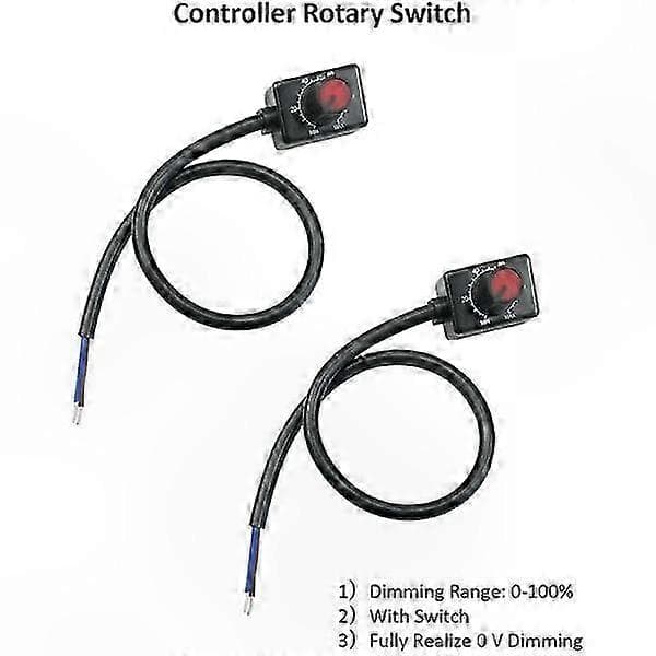 DC 0-10V LED Dimmerratt, PWM Lågspänningsdimmer för 0-10V & 1-10V LED-drivrutiner