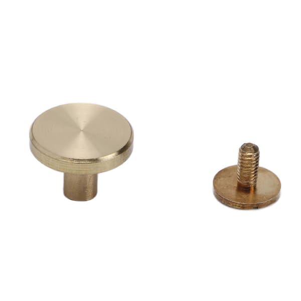 10 sæt messingbogbindingsskruer 13x18mm DIY-hæfterivetter
