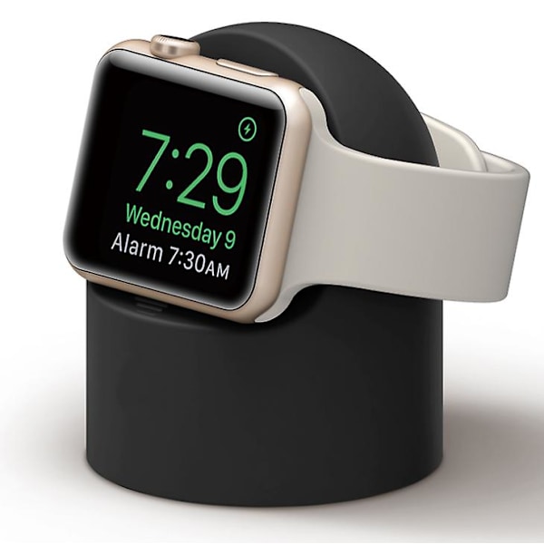 Stasjon for Apple Watch Lader Tilbehør Ladestativ black