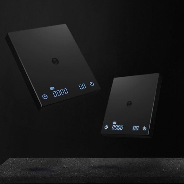 Timemore B22 Black Mirror Basic Elektronisk Vægt Automatisk Timing Hånd Dryp Espresso Vægt Genopladelig Køkken Kaffevægt Black
