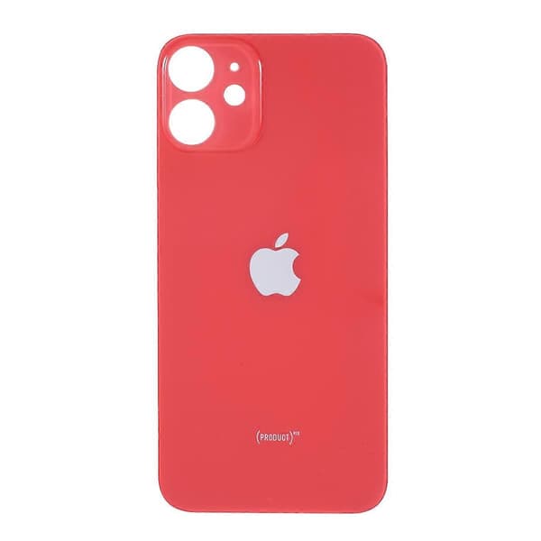 Kompatibel med iPhone 12 Batterideksel Reparasjonsdel (Kamerlinse Ringhull Standard Versjon) - Grønn Multicolor Red