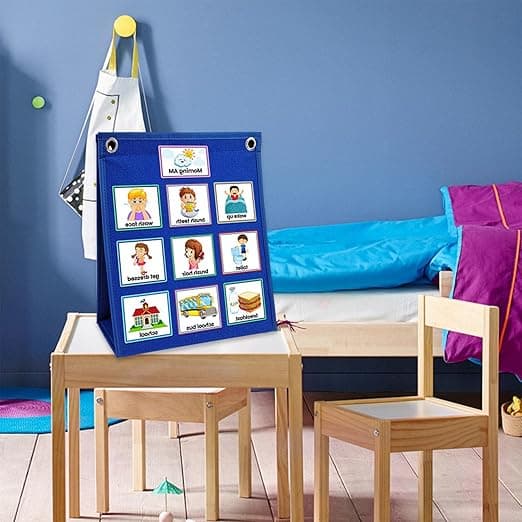 [LCS] Visuell kalender for daglig arbeidsskjema for barn, visuell kalender