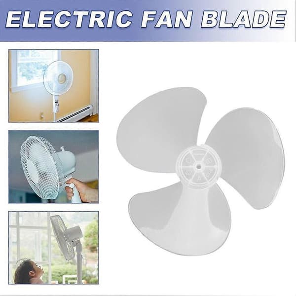 1 stk. ventilatorblad 3 blade stående piedestal gulvvæg white