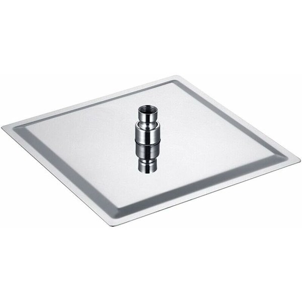 [LCS] 25 cm fast dusjhode, fast diffusordusjhode i krom 304 rustfritt stål, baderomstilbehør KLB
