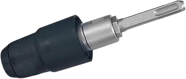 8 1/4 tommers adapter i legert stål for SDS Plus og SDS Max borhammere i svart utførelse, SDS Plus til SDS Max adapter