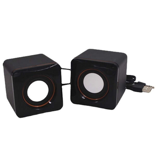 101Z Mini USB Datorhögtalare Set Små Musikhögtalare Externa Högtalare för Dator Laptop Underhållning
