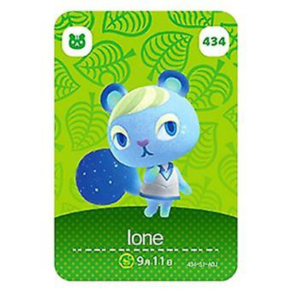 Nfc Spelkort Kompatibelt med Animal Crossing, ch Amiibo Wii U-434 Ione