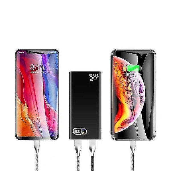 Portabel Ultratunn Telefonladdare, Snabb Digital Display Utomhus