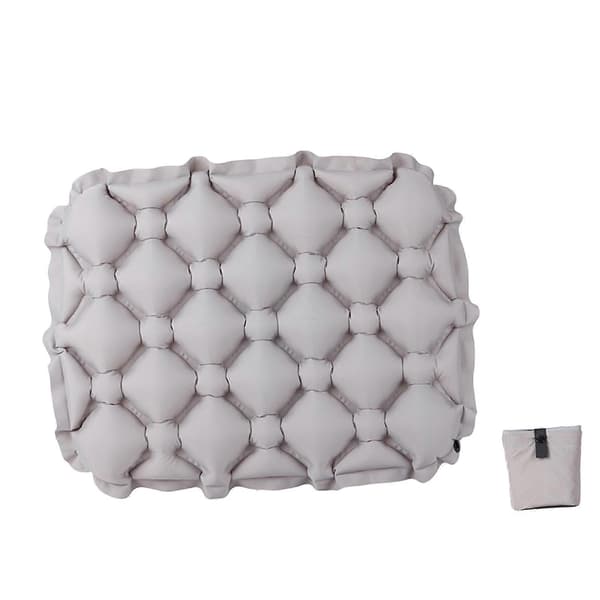 [LCS] Uppblåsbar sittdyna Bekväm Mjuk Luftkudde Luft Gray