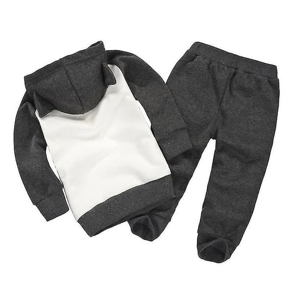 Barn Gutter Jenter Batman Hettegenser Sportsklær Dark Grey 2-3 Years