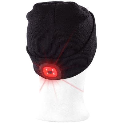 [LCS] Edessä ja takana LED-pipo - Musta